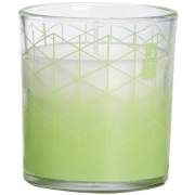 SVARS - Sviečka aroma v skle 80/72mm hexag zelená
